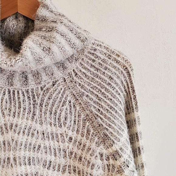 Anthropologie SLEEPING ON SNOW Shelby Eyelash Sweater Dress Turtleneck ~ XL - Picture 6 of 9